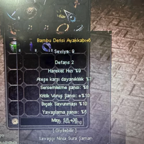 +6 bambu ayakkabı 8 sersem, 10 kritik